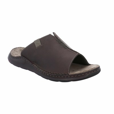 Black Josef Seibel Maverick 03 Men's Sandals | JPQ743592