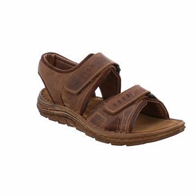 Black Josef Seibel Raul 19 Men's Sandals | PAT579680