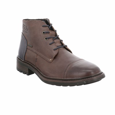 Brown Josef Seibel Oscar 23 Men's Boots | ZLR890321